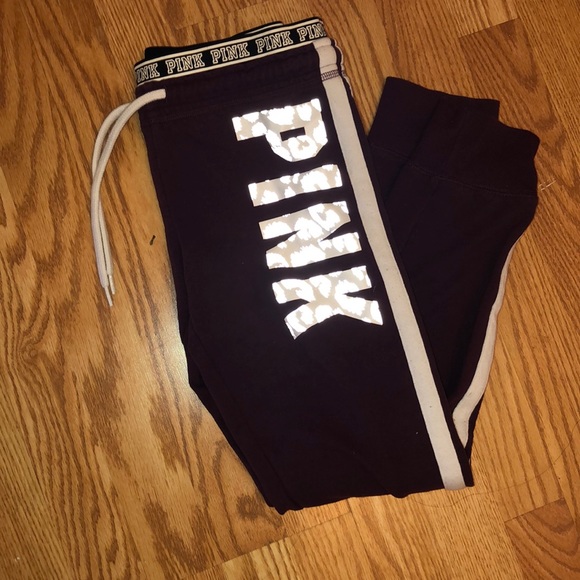 PINK slim fit sweatpants - Picture 1 of 2